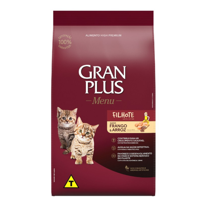 GRAN PLUS GATITO BEBE POLLO Y ARROZ 3 KILOS